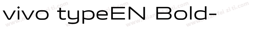 vivo typeEN Bold字体转换